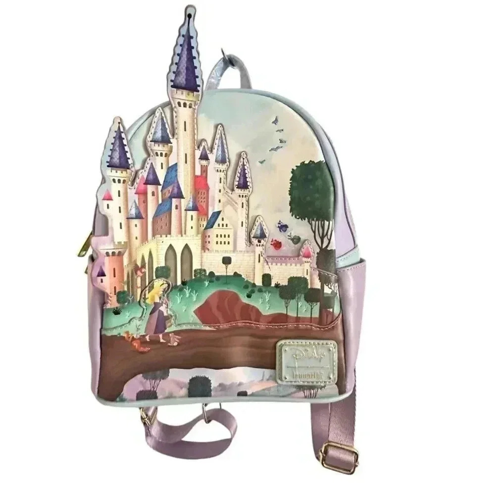 Loungefly Disney Princess Castle Series Sleeping Beauty Mini Backpack New no tag